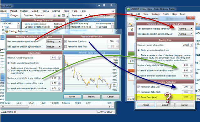 Copy trading size from FSB to FST
